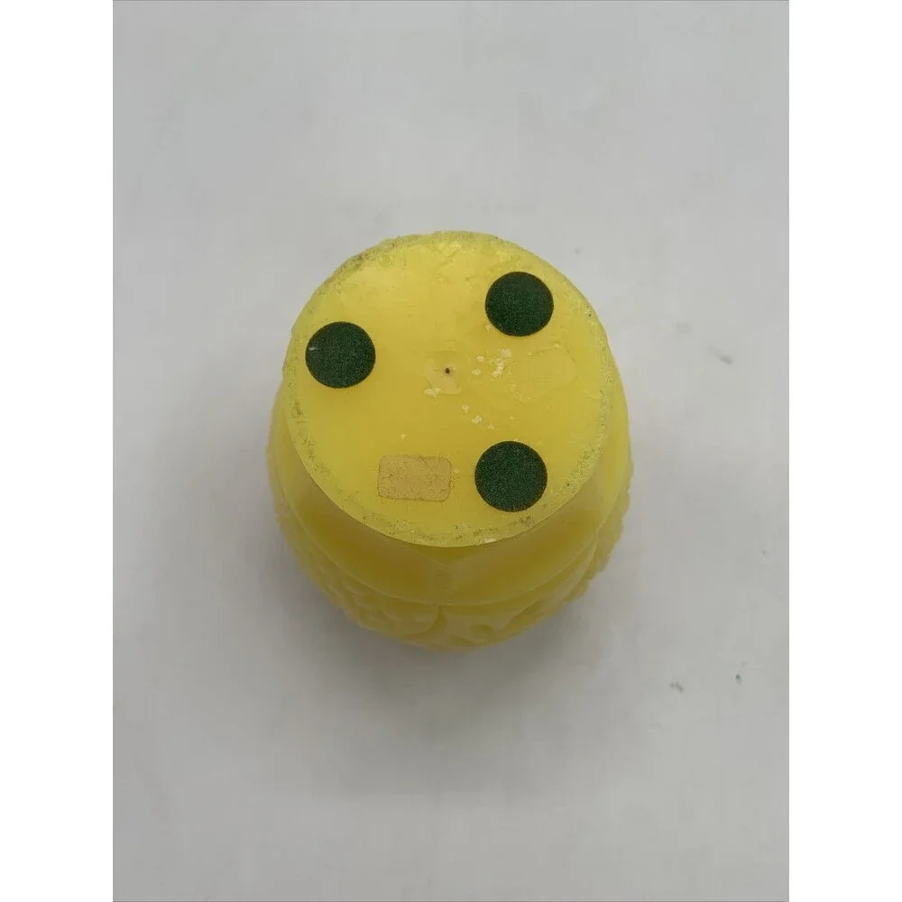 Figural Pineapple Shaped Candle Yellow 19 oz. 5.5